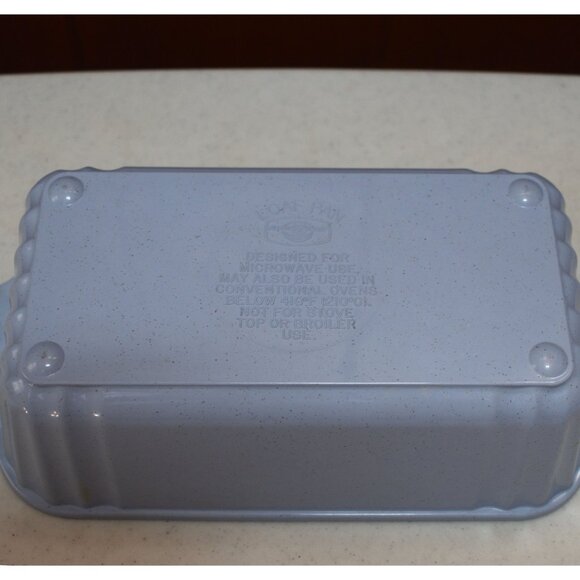 Nordic Ware Microwave Conventional Oven Loaf Pan Gray Baking Bread 4.5 x 8.375" - Picture 7 of 8